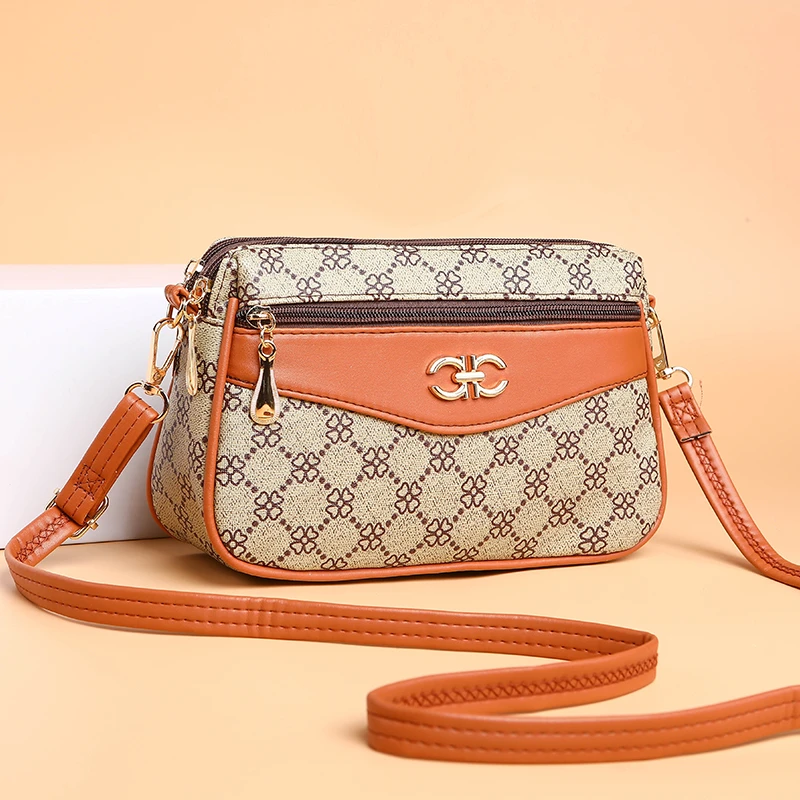 【长23宽5高14】女士小方包2024新款大容量妈妈斜挎包时尚百搭单肩