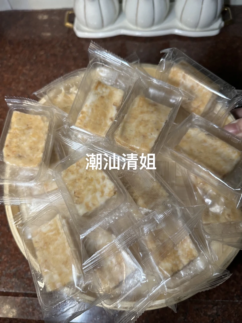 潮汕拉丝豆贡含包装500克（大约12块）
