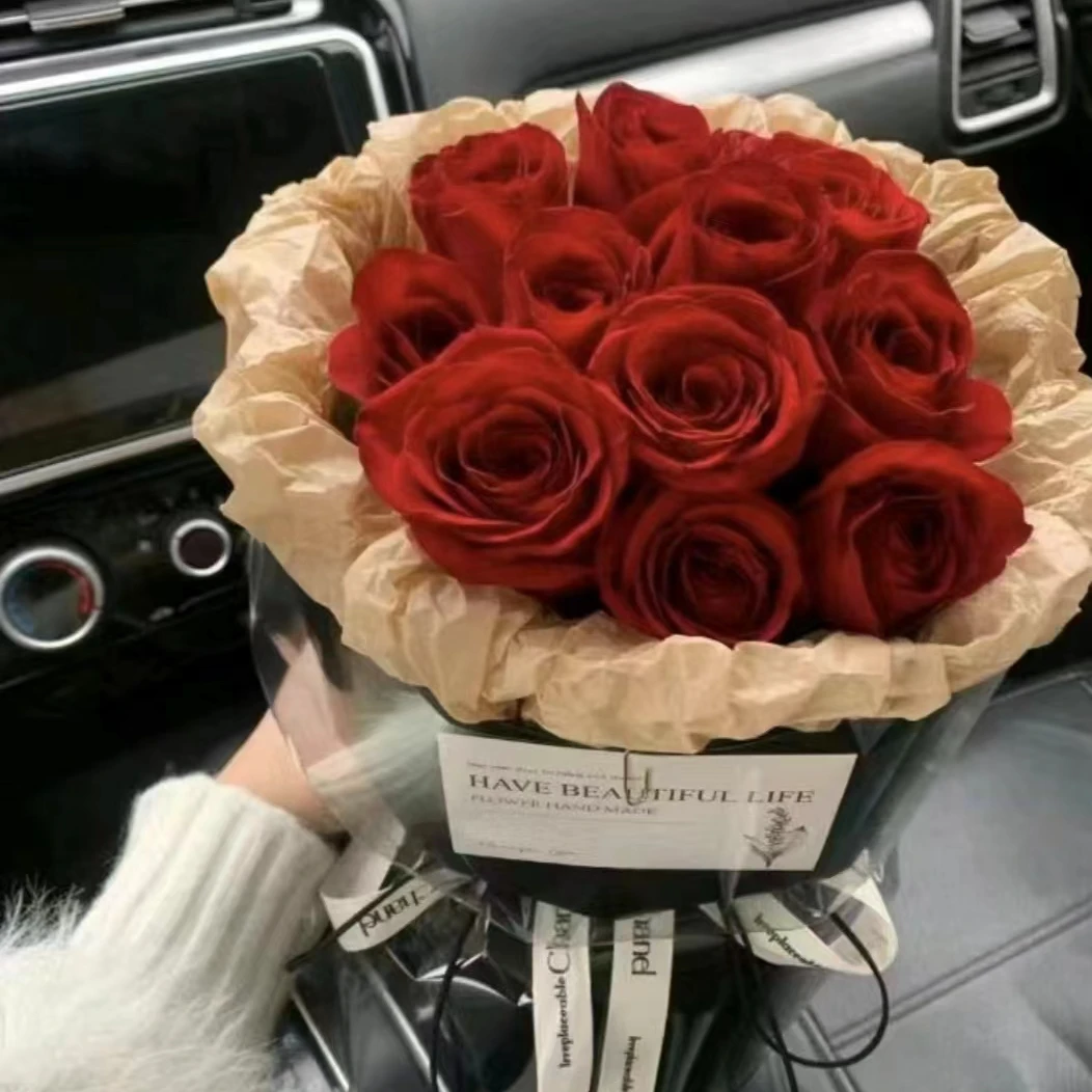 11支红玫瑰小香风花束