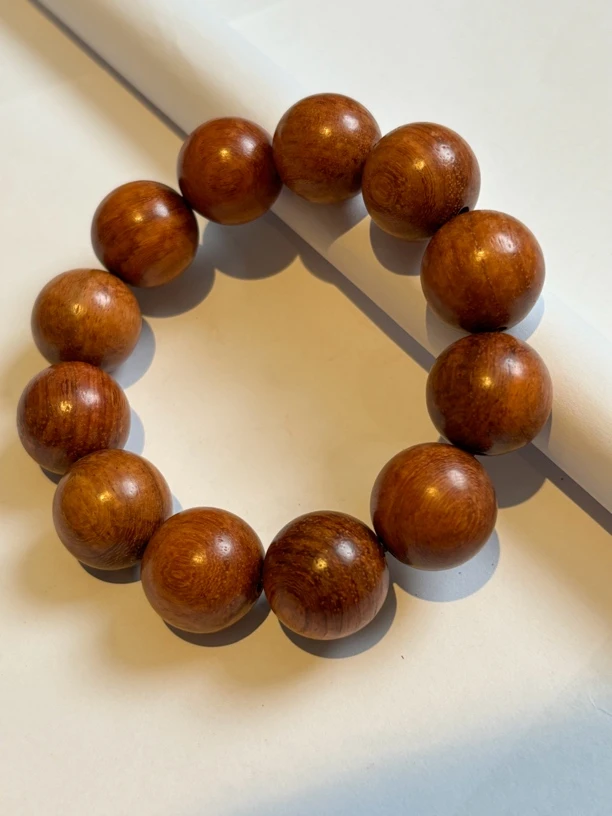 110680 海南黄花梨圆珠手串20mm