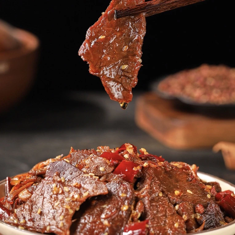 （25年1月）重庆特产椒麻牛肉1.2斤净重即食麻辣嚼劲地道川渝风味