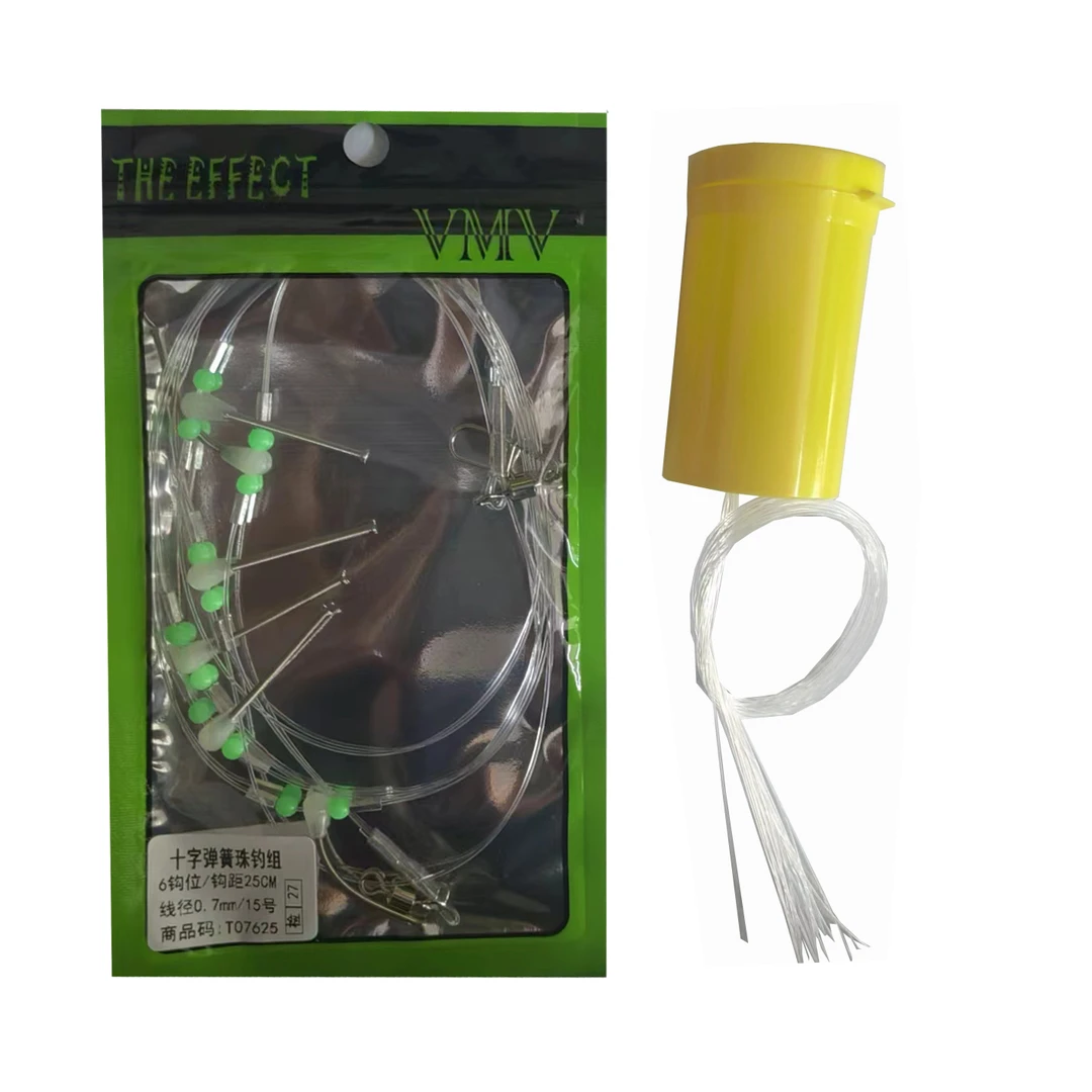 扒皮狼钩海鸡钩皮匠钩马面鲀面包鱼老鼠鱼鱼钩钓组纯手工碳线绑制