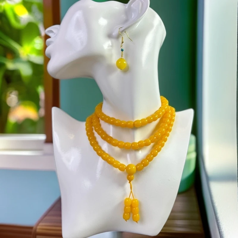 H64古巴新蜜108多圈手串卡8+