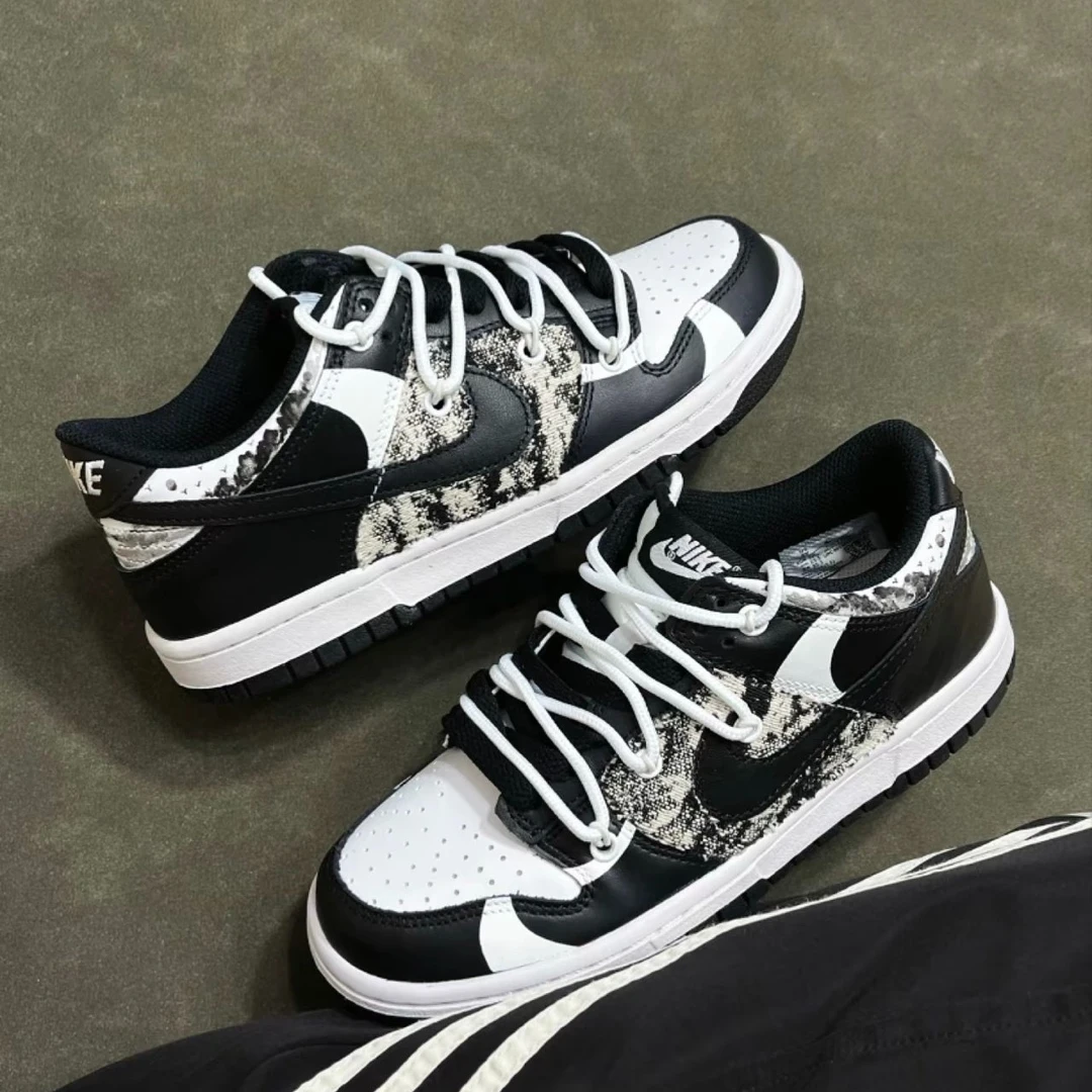 NIKE/耐克【定制球鞋】明月扁舟中国风水墨布艺复古风低帮板鞋情侣