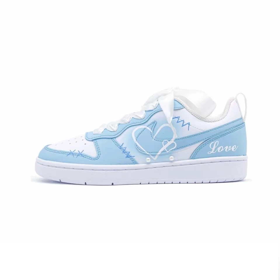 NIKE/耐克【定制球鞋】情人节限定海盐芝心蓝色系七夕送老婆送女友