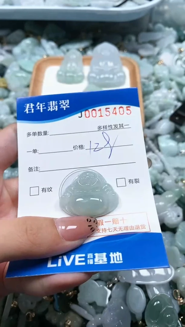【闪购商品】翡翠颈饰未镶嵌闪购商品15405