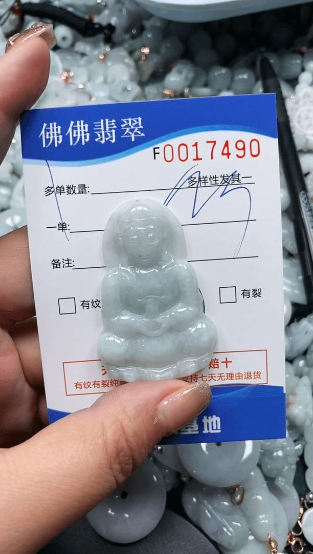 【闪购商品】翡翠颈饰未镶嵌闪购商品17490