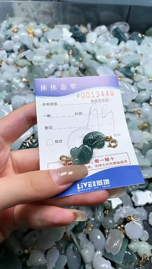 【闪购商品】翡翠颈饰未镶嵌闪购商品0013446