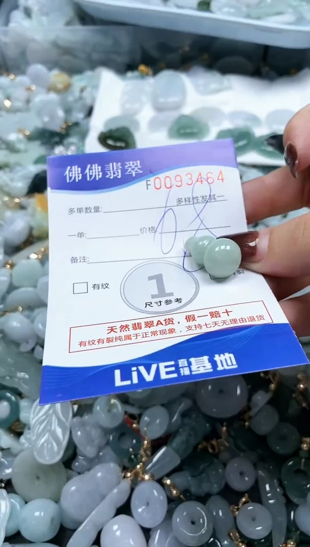 【闪购商品】翡翠颈饰未镶嵌直播闪购0093464