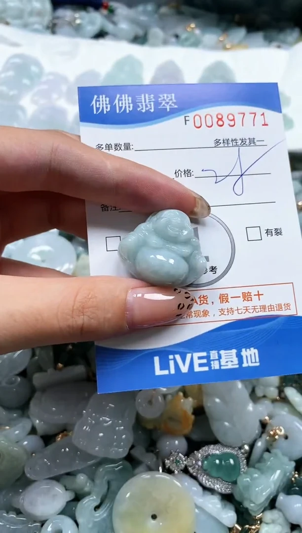 【闪购商品】翡翠颈饰未镶嵌直播闪购0089771