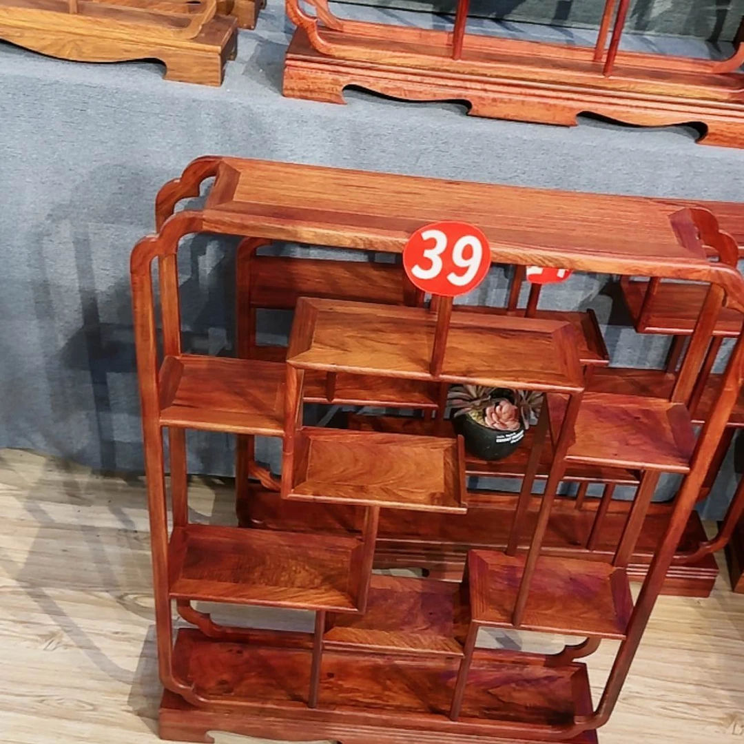 【闪购商品】花梨木竖方80摆台2个