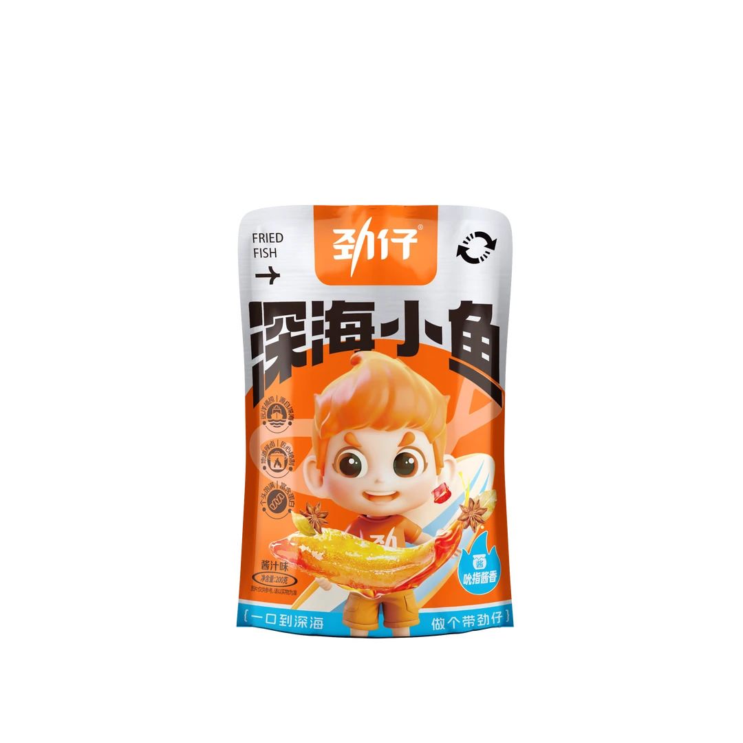 【劲仔福袋】劲仔200g袋装小鱼随机口味