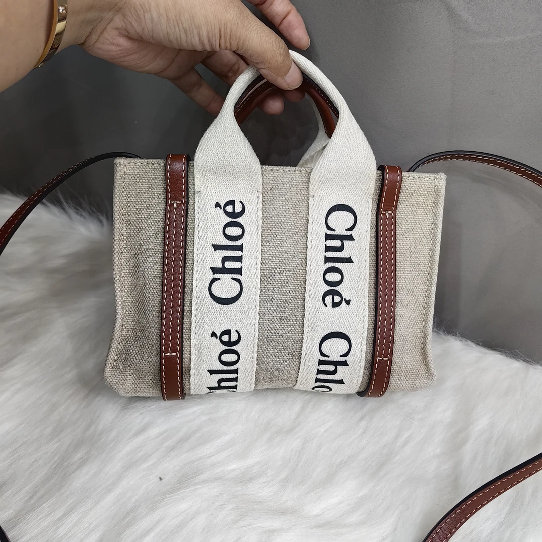 95新 Chloe/蔻依 克洛伊蔻依小号手提包托特包单肩斜挎包
