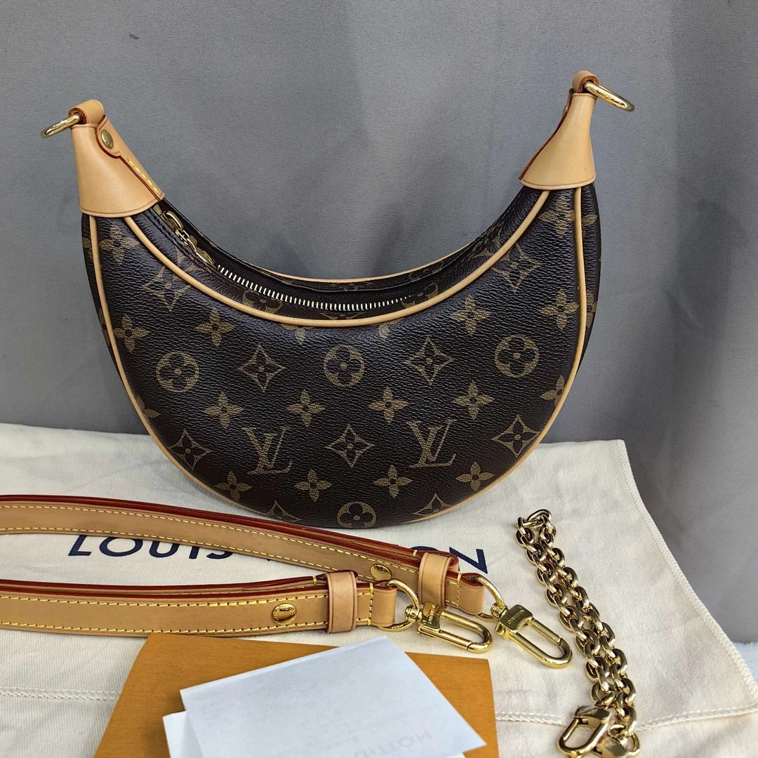 99新 LouisVuitton/路易威登 LV新款月亮包单肩斜挎包