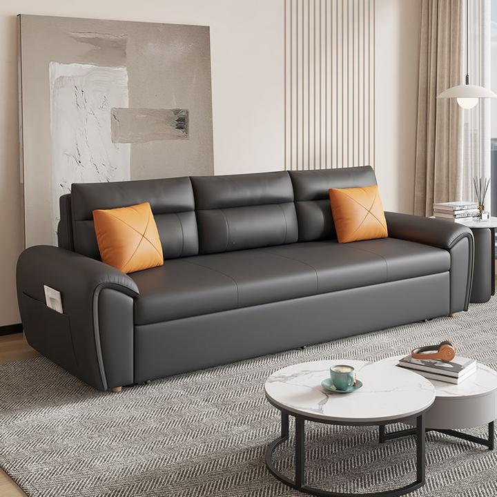 绒布沙发床两用可折叠多功能客厅家用坐卧可储物小户型网红款