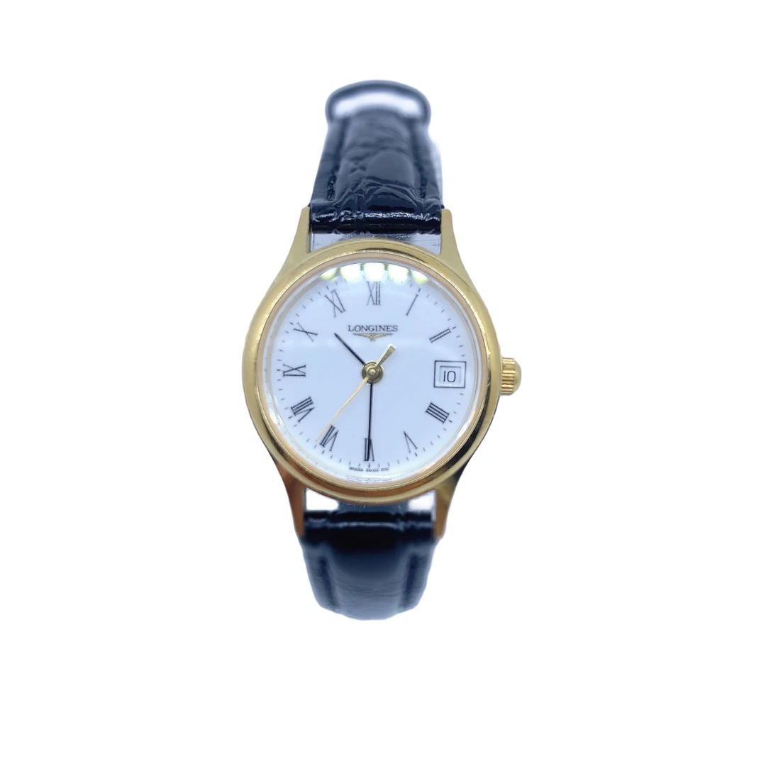 95新 Longines/浪琴 98023/A女士石英腕表/24盘/表带扣后配