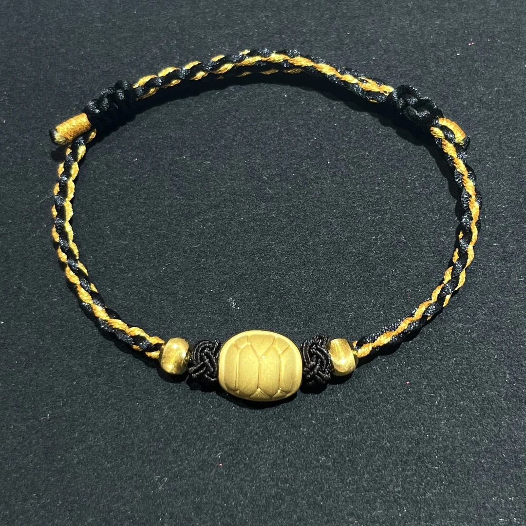 Chow Tai Seng/周大生足金富甲天下手工编织男士手绳百搭编绳手编