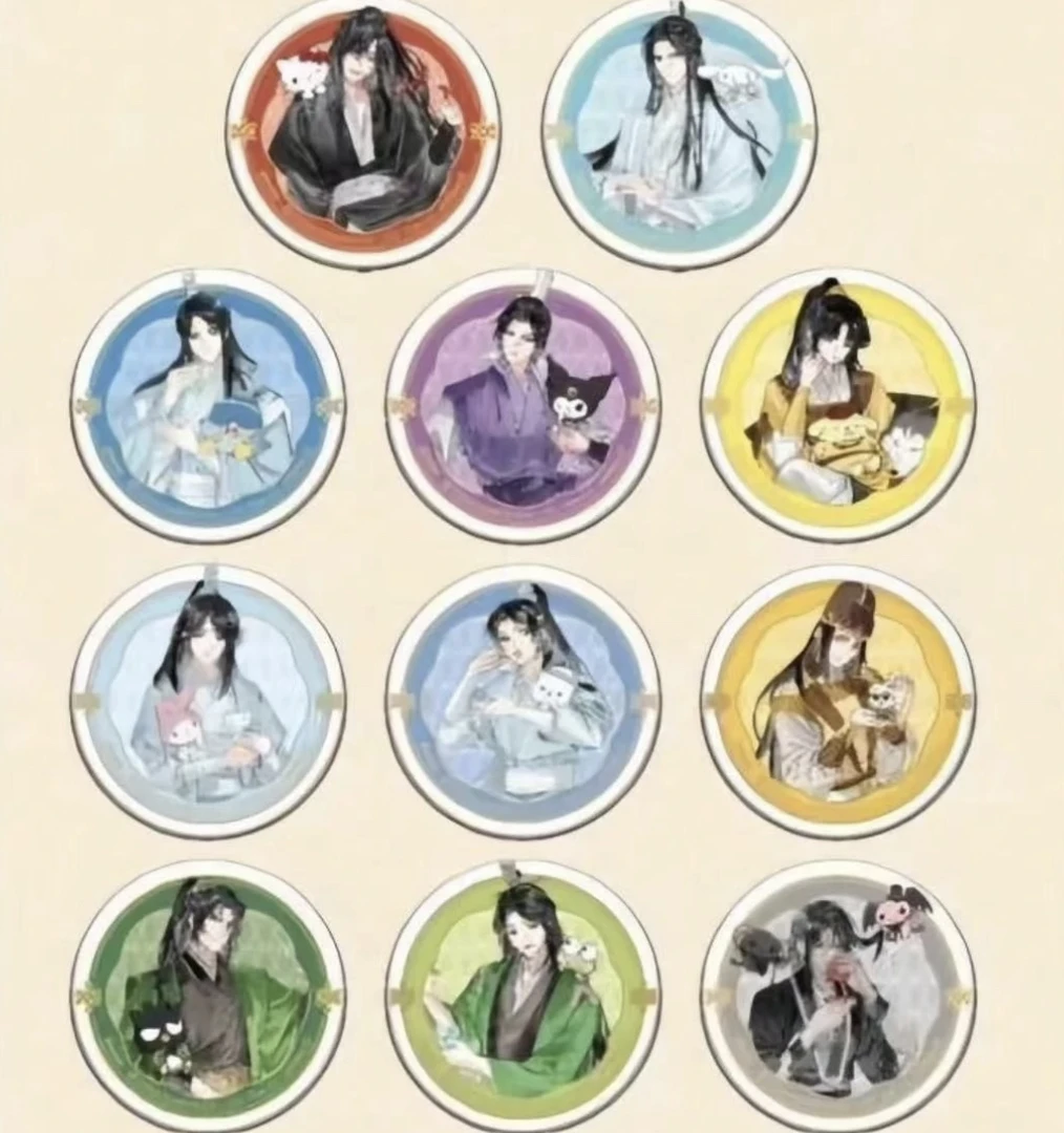 【忘羡】 魔道祖师 三丽鸥联名 透卡 吧唧徽章 正比