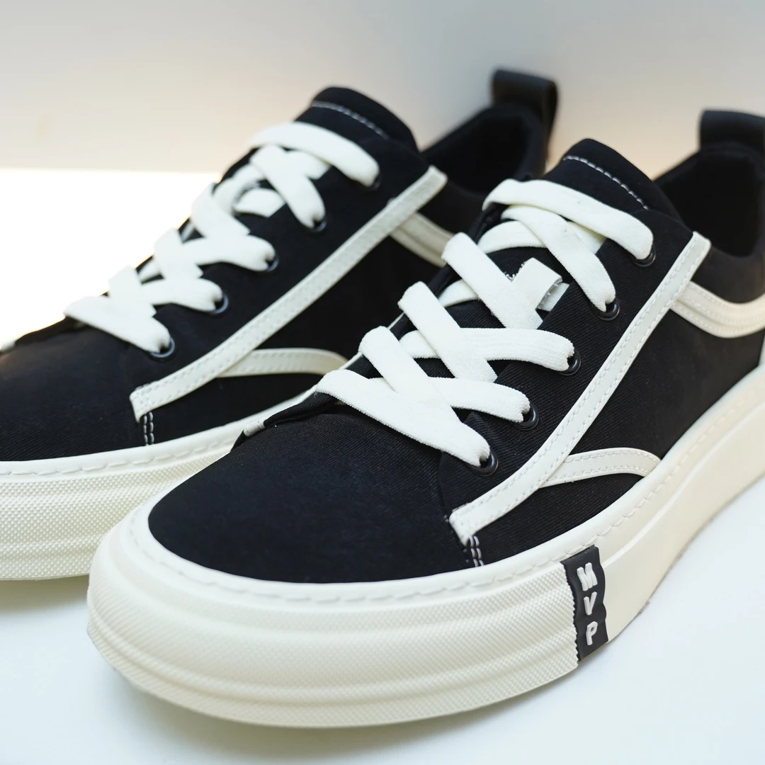 【汇佳服饰】1316休闲鞋黑白男士时尚百搭夏季潮流潮鞋厚底弹力百搭