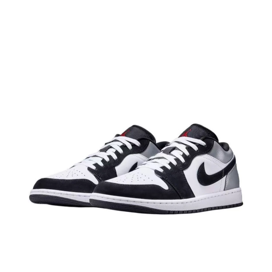 NIKE/耐克官方正品AJ1男款黑白反光低帮复古休闲鞋 HF3148-106