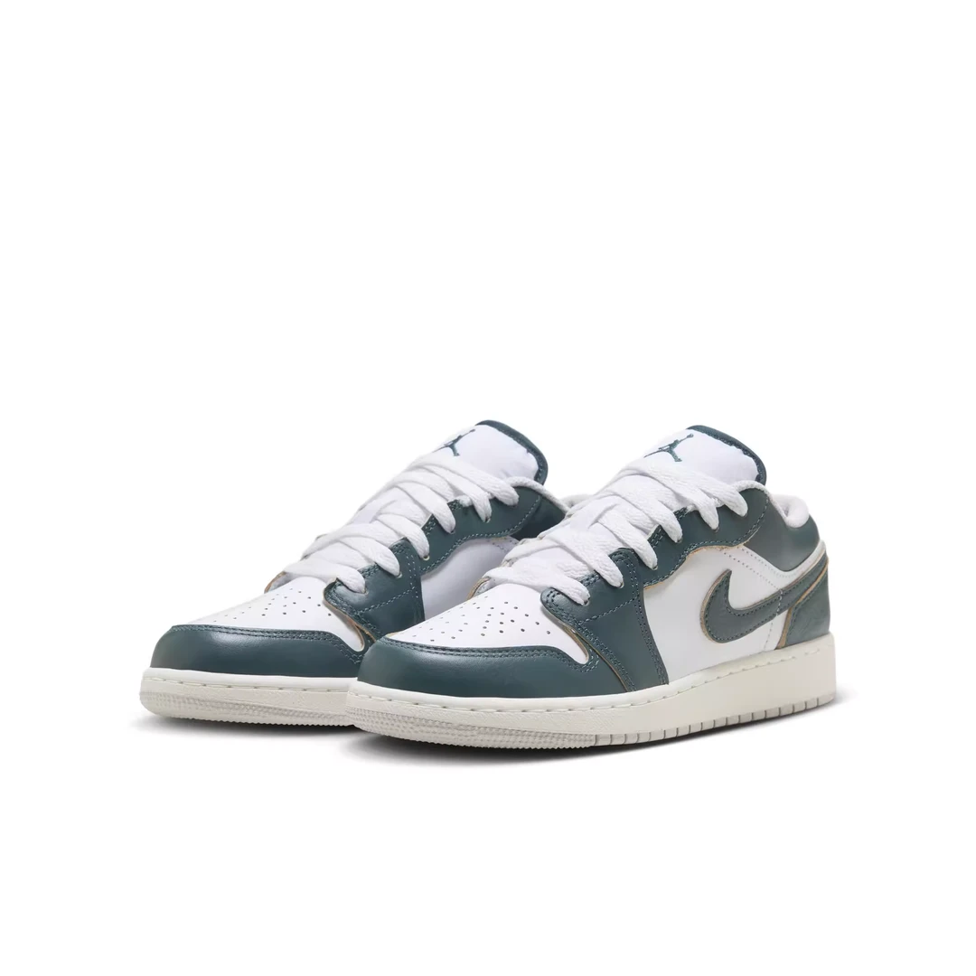 NIKE/耐克官方正品AJ1 GS 绿水鬼低帮休闲运动鞋 PY  FQ8041-300