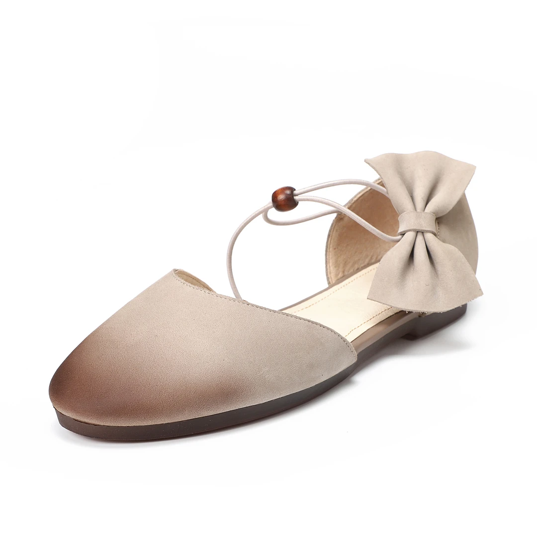 2024春夏真皮女鞋复古原创百搭纯手工女鞋21X1860-89