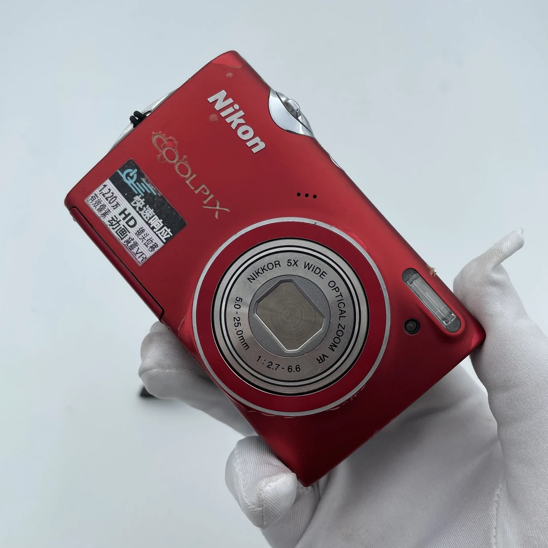 9新 Nikon/尼康 S5100 5倍光学变焦 1220万像素 白皮出片