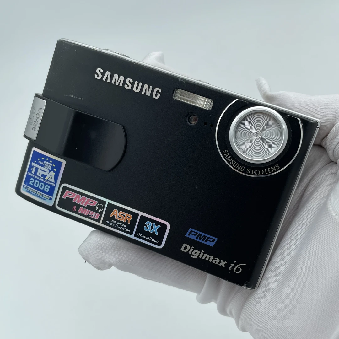 9新 Samsung/三星 Digimaxi6黑色600万像素3倍变焦 自带柔焦感