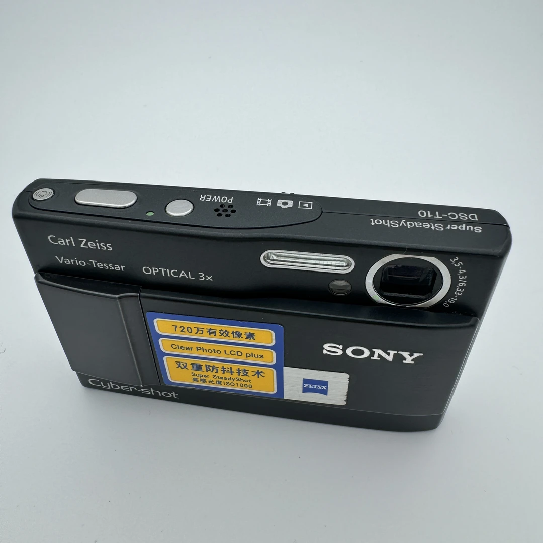 9新 Sony/索尼 t10 720万像素3倍光学变焦 氛围感十足，屏幕微瑕疵