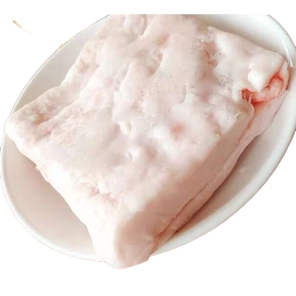 生鲜新鲜土猪干净大板油贴排骨油3斤左右冻实发货