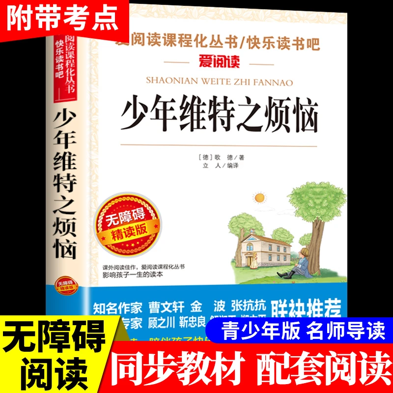 少年维特之烦恼正版三四年级必课外书五六年级小学课外阅读中外