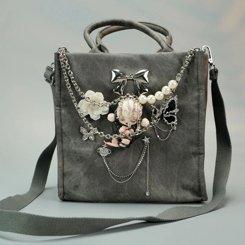 人鱼织造家  手工设计高档小众手提包 斜挎包 时尚百搭手提腋下包