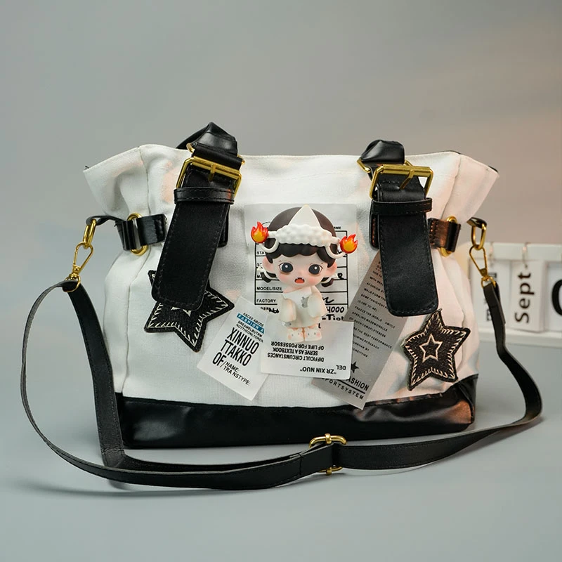 可爱的你 手工设计高档小众手提包 斜挎包 时尚百搭手提腋下包