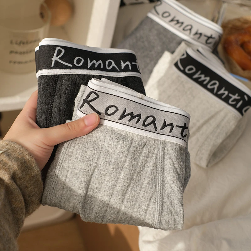 ZackWear男士内裤男款纯棉舒适透气男生平角裤软糯亲肤中腰四角裤