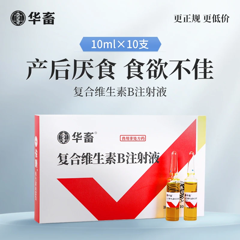 【低至4.99/盒】复合维生素b注射液 神经口腔炎猪牛羊不吃