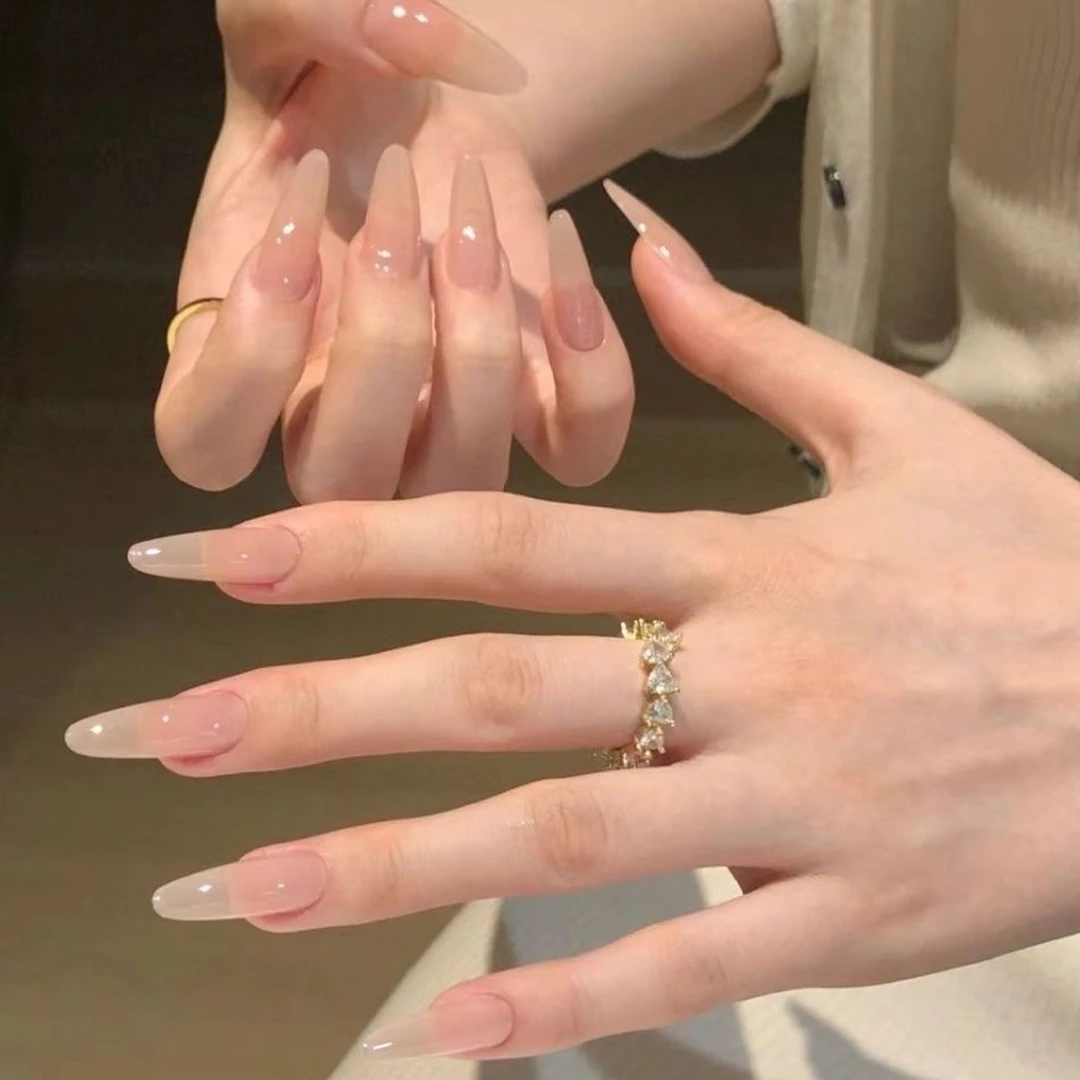 【嬛嬛】华妃同款手工穿戴甲裸色简约气质