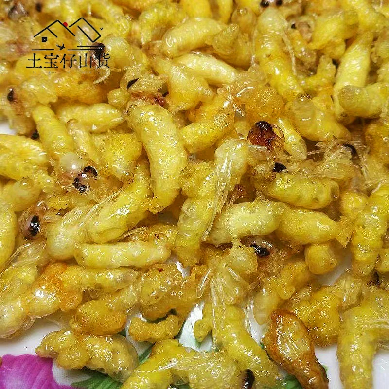 精品12级（去掉老蜂和内脏蜂）纯菜籽油炸蜂蛹野生树蜂儿【顺丰空运】
