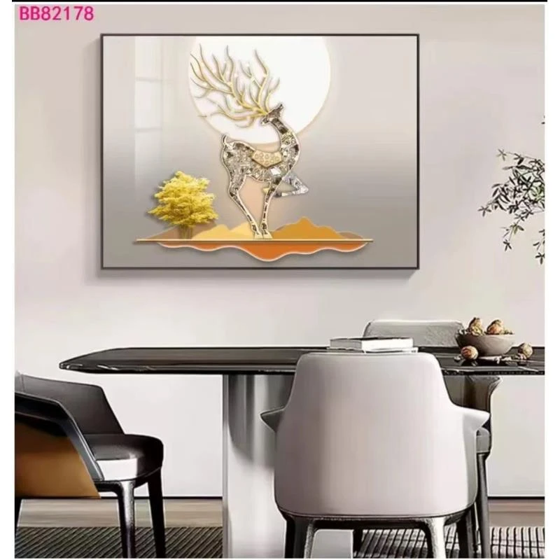 D32轻奢电表箱装饰画现代简约竖款遮挡配电箱2024新款电源箱挂画