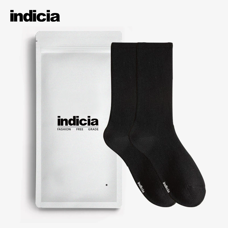 indicia商场品牌纯棉袜短
