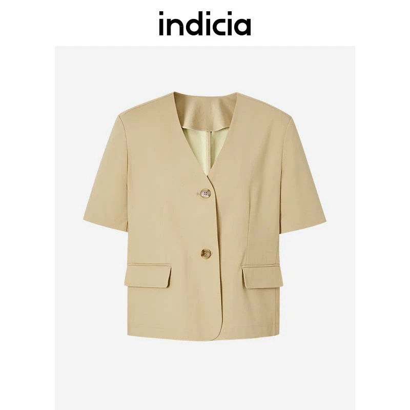 indicia2023秋新款商场同款时尚休闲款女装西服5C309XZ410