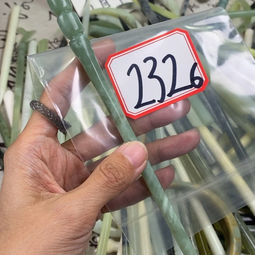【闪购商品】蛇纹石玉发饰未镶嵌子****吗