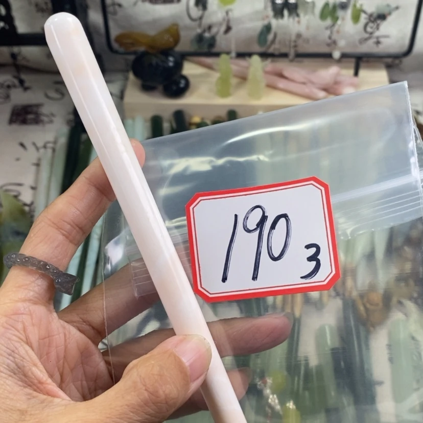 【闪购商品】蛇纹石玉发饰未镶嵌桉*