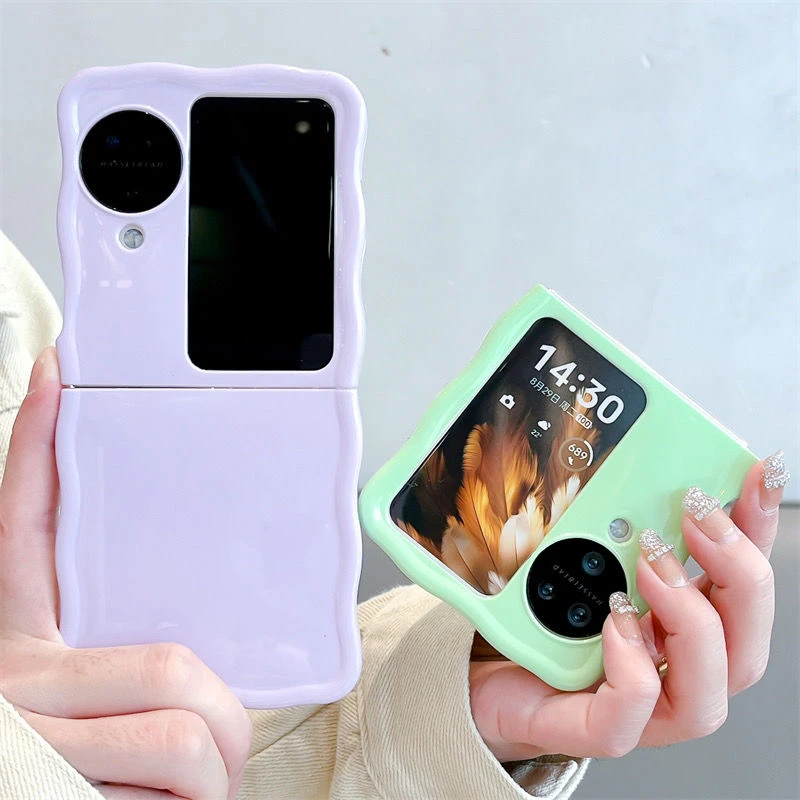 适用简约果冻色适用OPPO FindN3Flip折叠屏n2flip软胶保护套小众