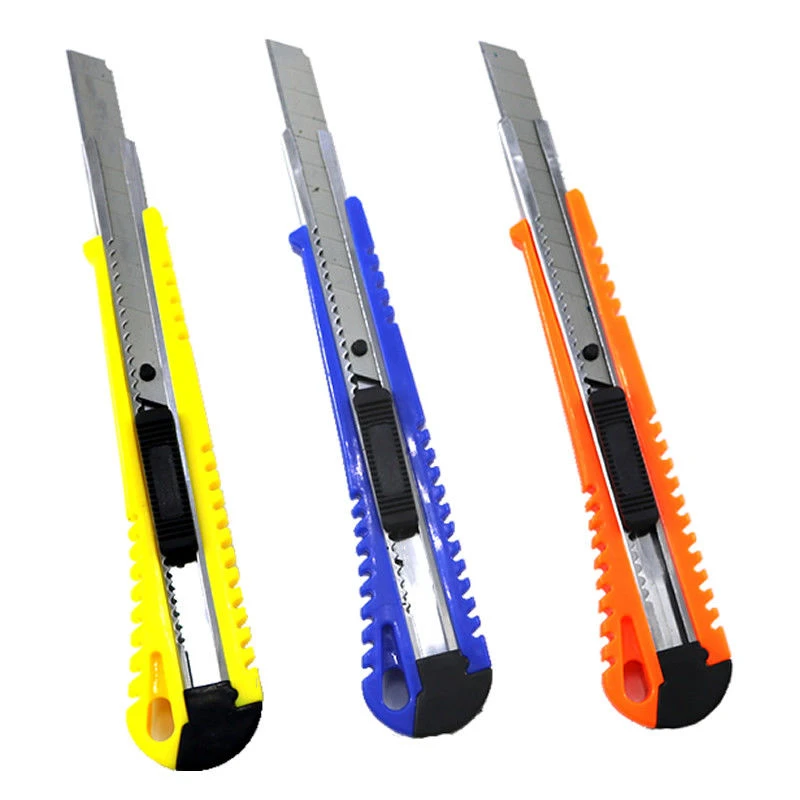 壁纸刀裁纸刀小号美工刀小学生手工办公工具刀快递介刀不锈钢刀架