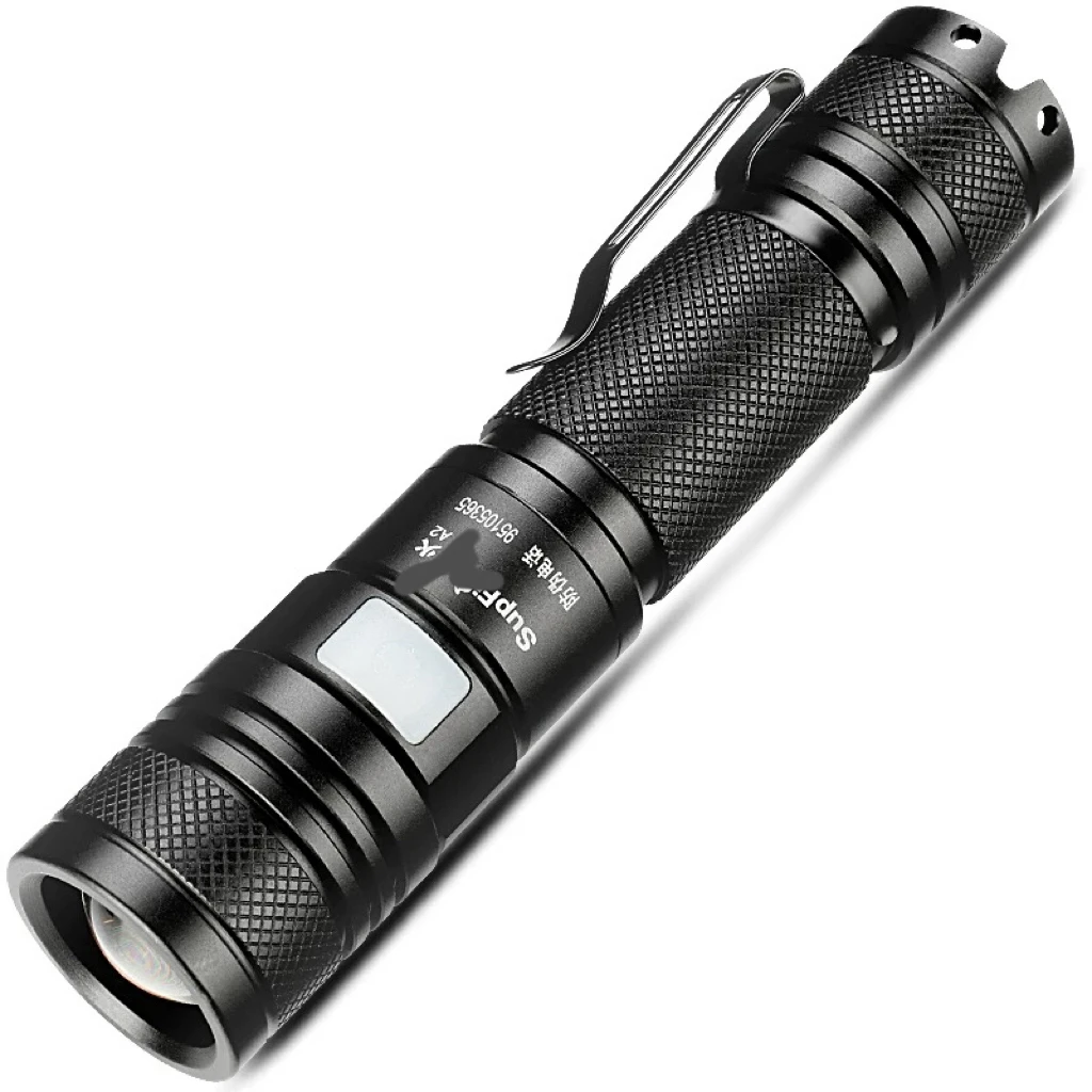 户外强光小手电筒多功能远射A2变焦灯