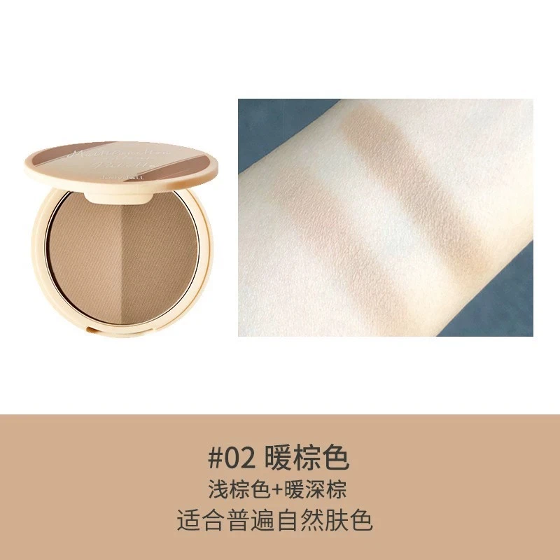 JudydoLL/橘朵Judydoll橘朵 光影塑颜双色修容粉饼#02 暖棕色9g