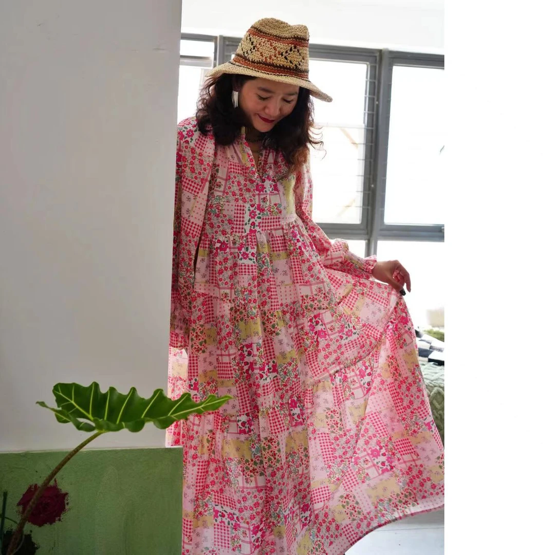 【简】收腰设计连衣裙