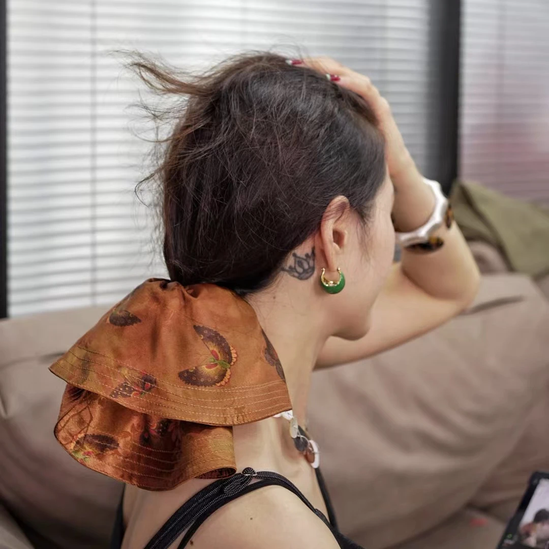 888-89【花容月貌】花状绳时尚发带发圈头饰百搭网红