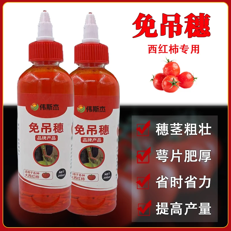 西红柿番茄专用免吊穗免吊绳膨大穗柄粗壮防坠裂正品原液方便饱满