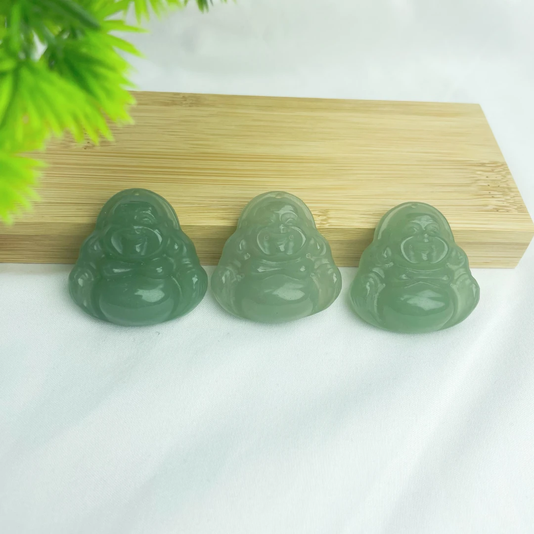 天然东陵玉中号佛公吊坠➕绳子(多样性发货发其一)